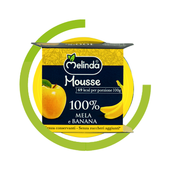 Mousse Mela Banana Melinda 100 gr